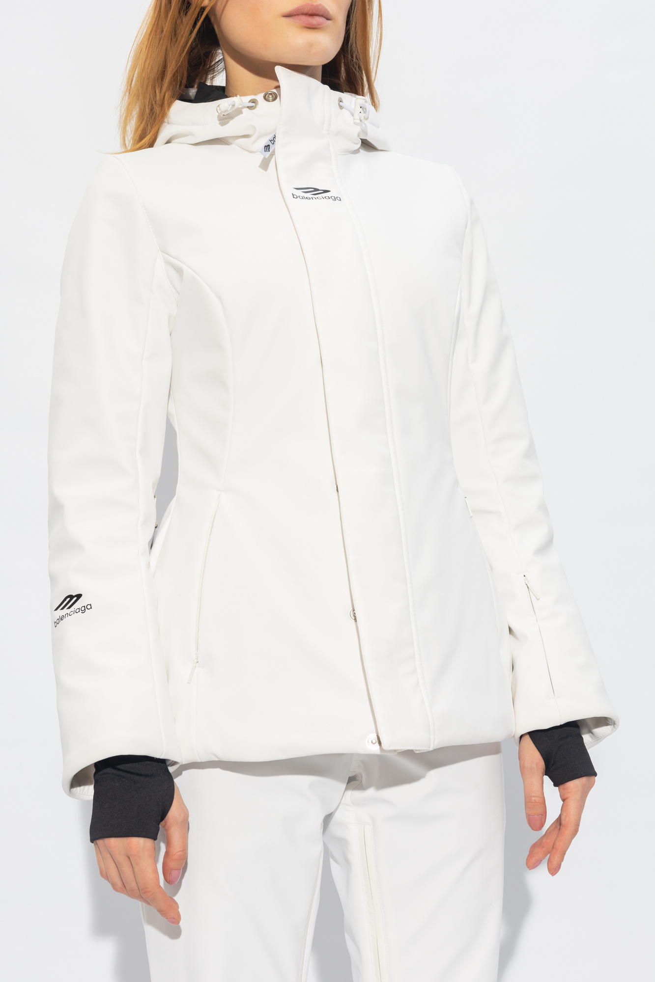 Balenciaga jacket sale womens white